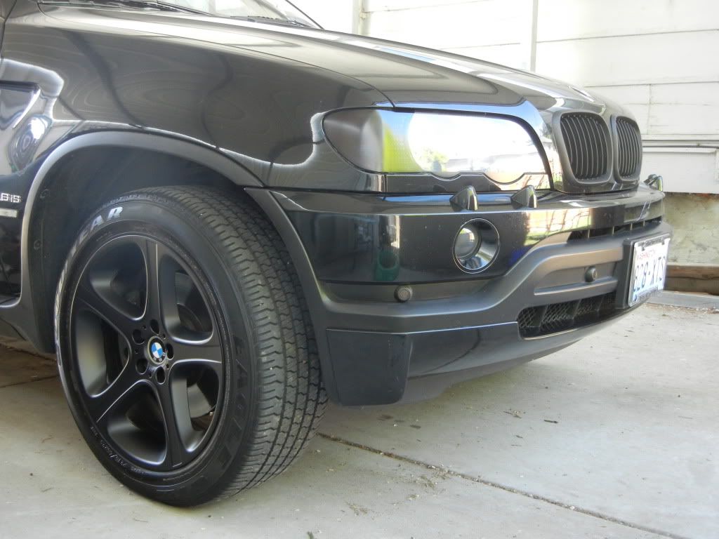 20 inch X5 staggered wheels
